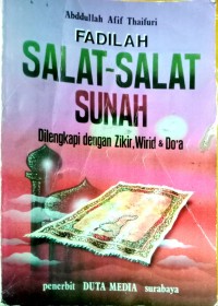 Image of Fadilah Salat-salat Sunah