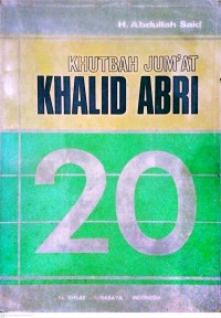 Image of Khutbah Jum'at Khalid Abri