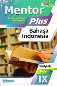 Image of Mentor Plus Bahasa Indonesia smp IX